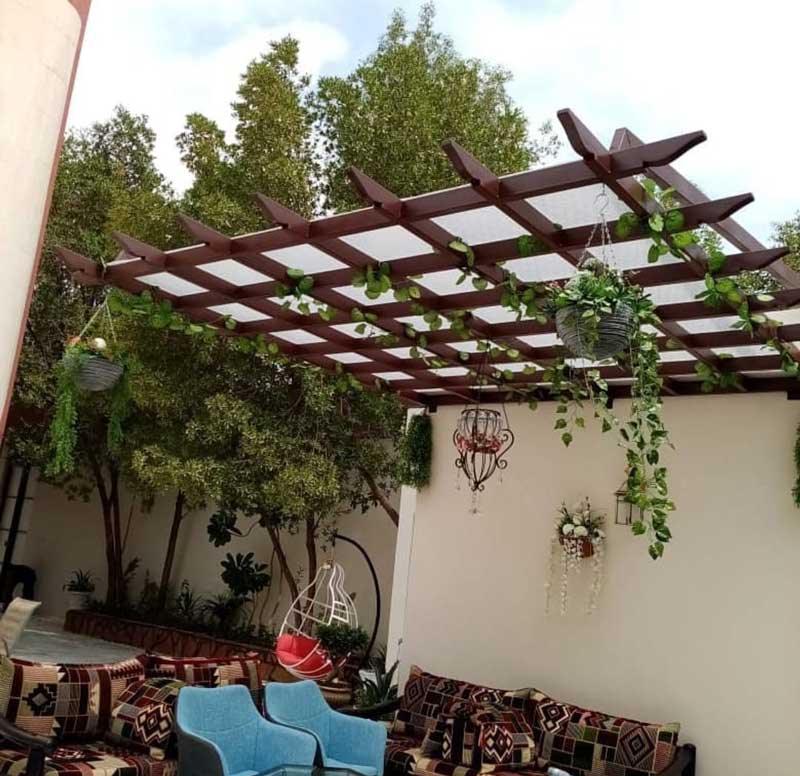 برجولات قماش